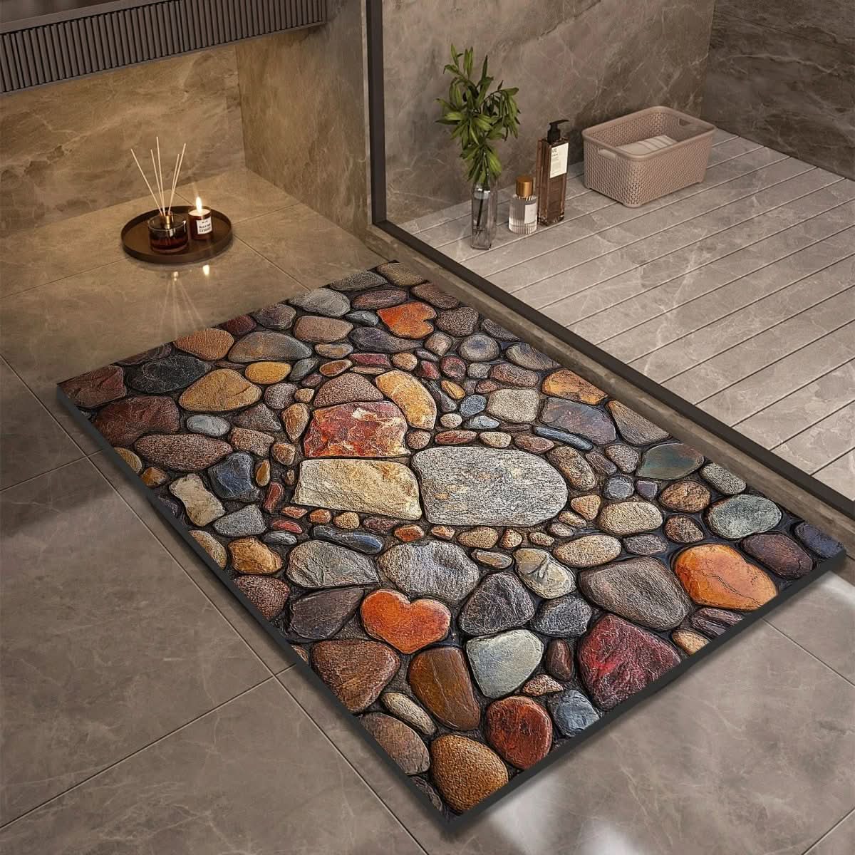 EcoDry Non-Slip Bath Mat for Safe and Comfortable Spaces