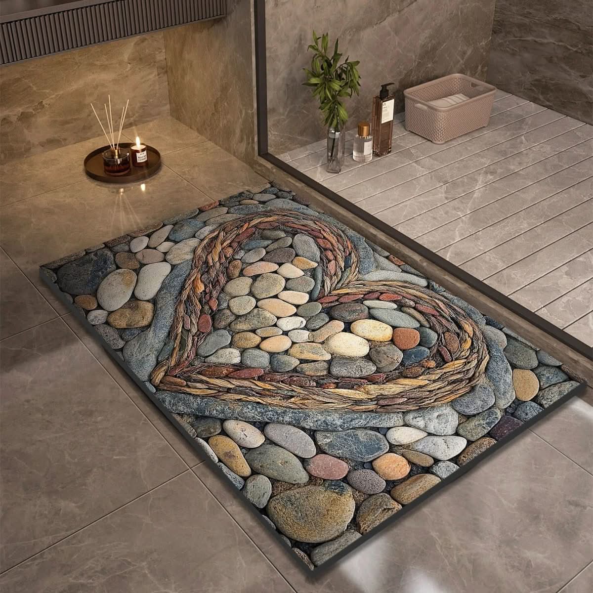 EcoDry Non-Slip Bath Mat for Safe and Comfortable Spaces