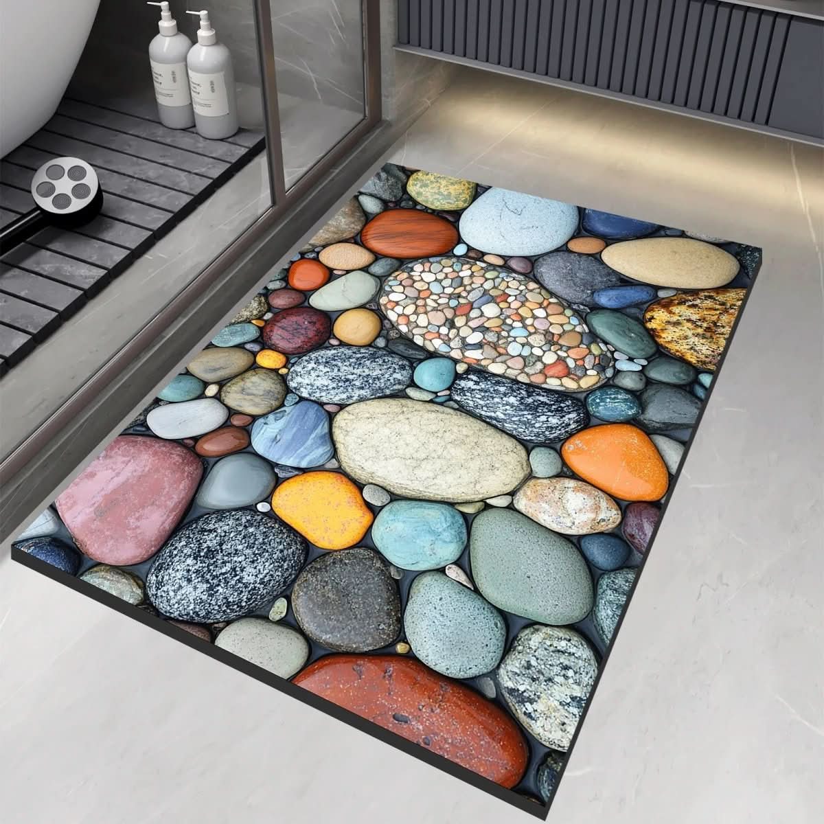 EcoDry Non-Slip Bath Mat for Safe and Comfortable Spaces