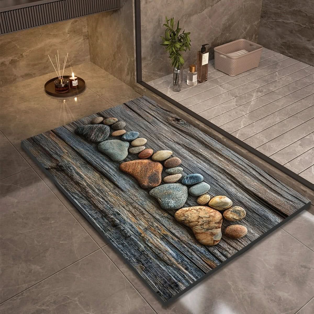 EcoDry Non-Slip Bath Mat for Safe and Comfortable Spaces