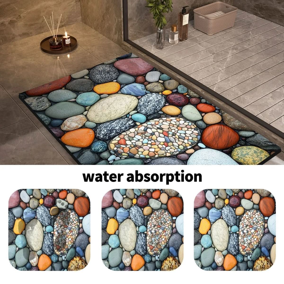 EcoDry Non-Slip Bath Mat for Safe and Comfortable Spaces