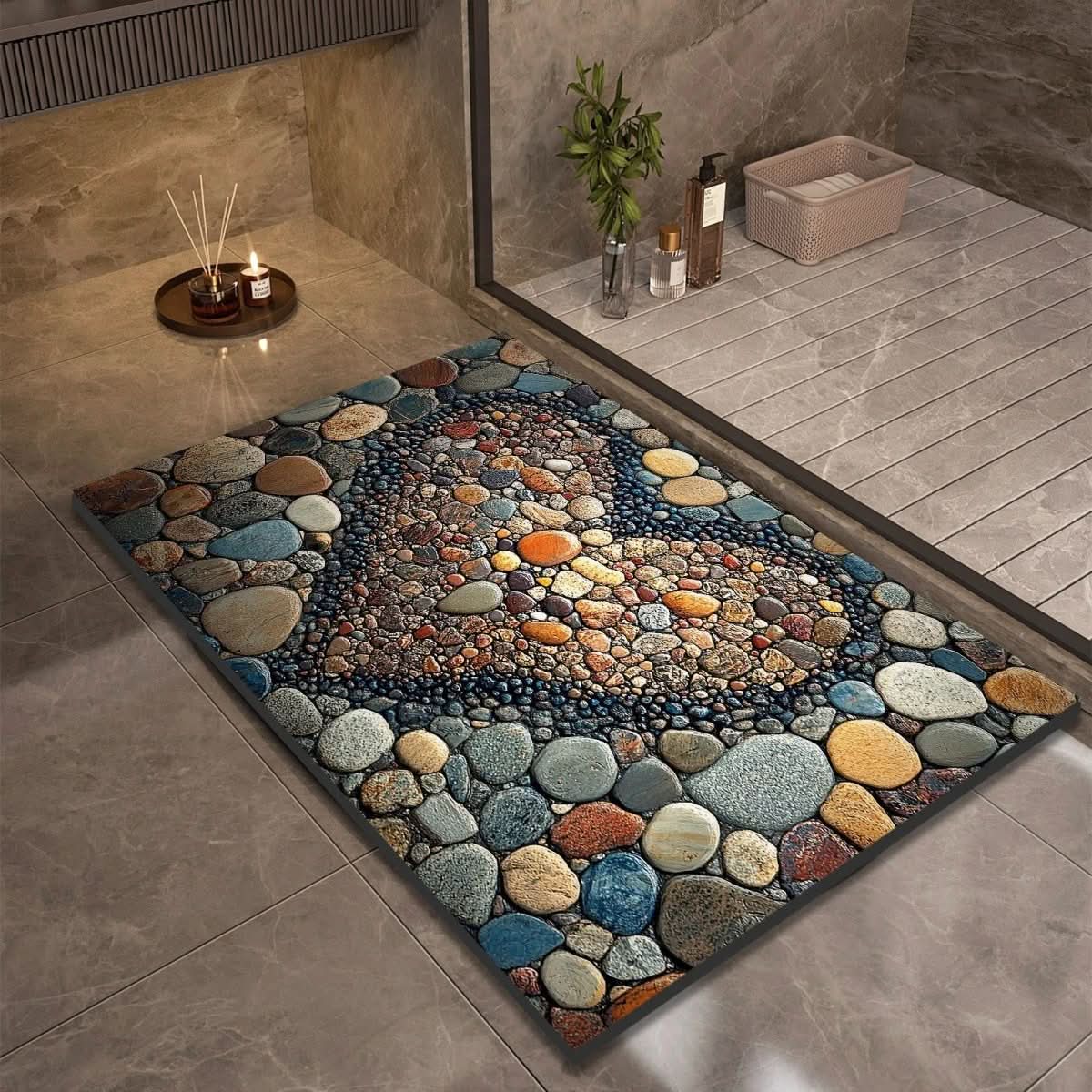 EcoDry Non-Slip Bath Mat for Safe and Comfortable Spaces