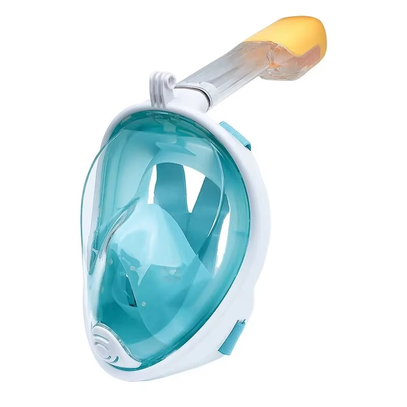 Full Face Snorkeling Mask with 180-Degree View for Easy Breathing