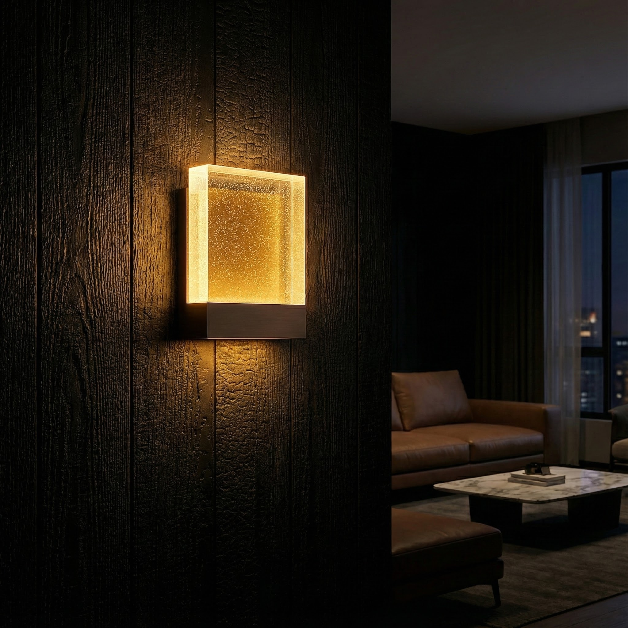 Sophisticated Stainless Steel Wall Sconce for Modern Spaces
