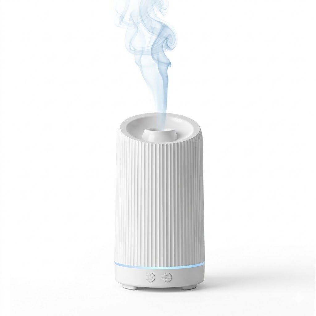 Ultrasonic Humidifier and Aroma Diffuser – 100ml with Remote Control