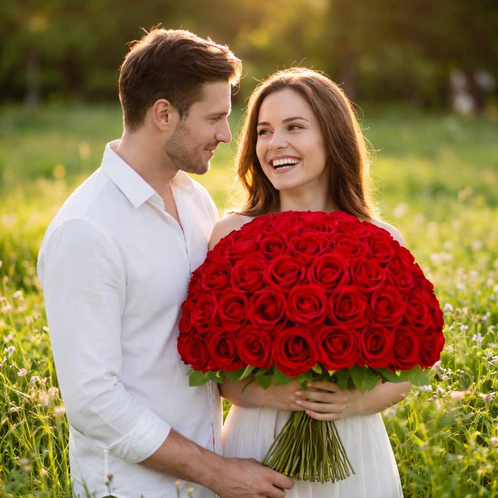 Elegant Faux Rose Bouquet for Celebrations and Gifts