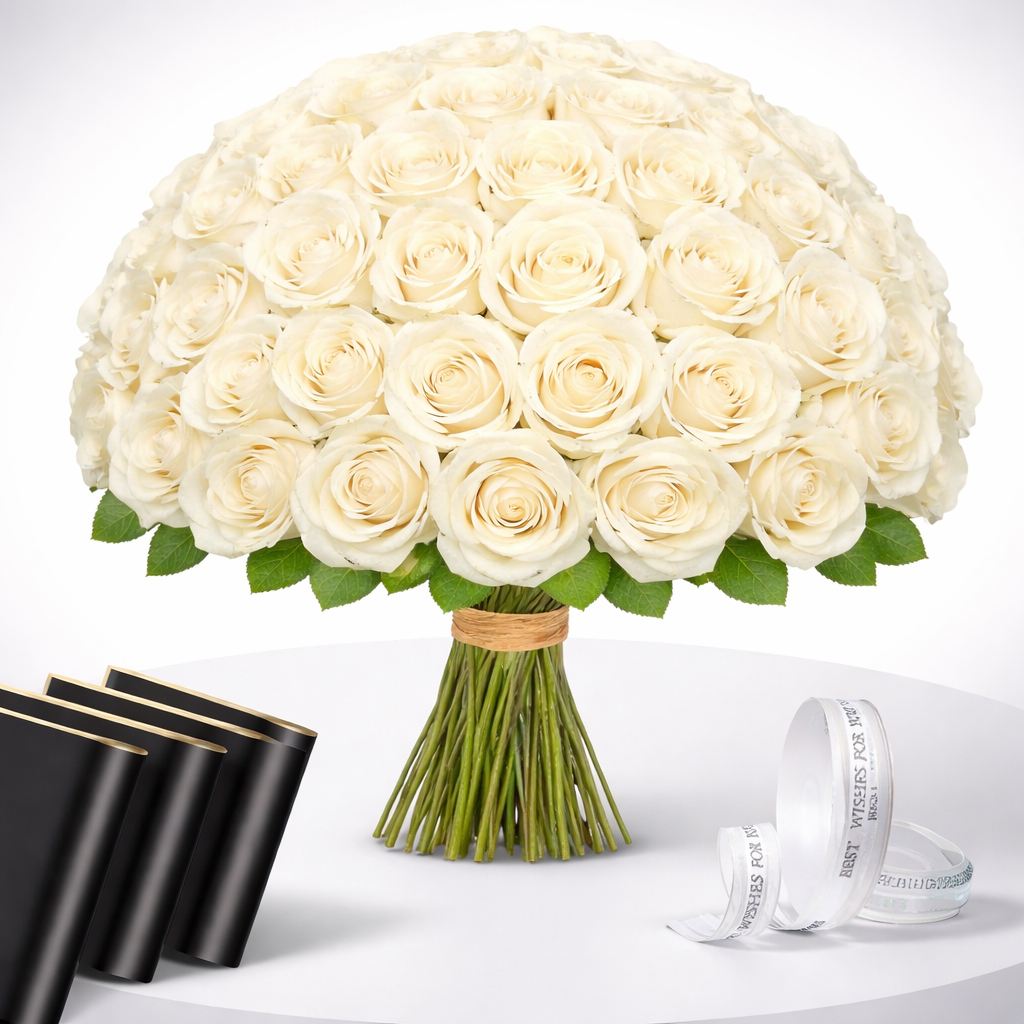 Elegant Faux Rose Bouquet for Celebrations and Gifts