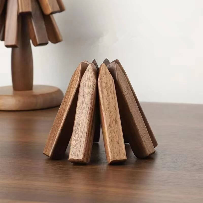 Decorative Coaster with Money Tree Design – Heat-Resistant Table Mat