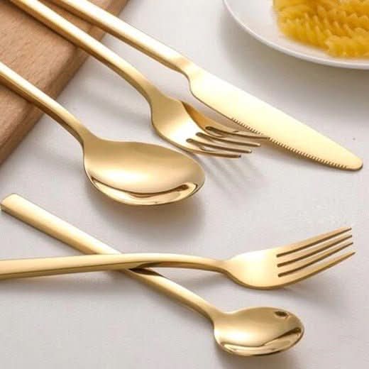 Elegant 30-Piece Stainless Steel Cutlery Set for Six