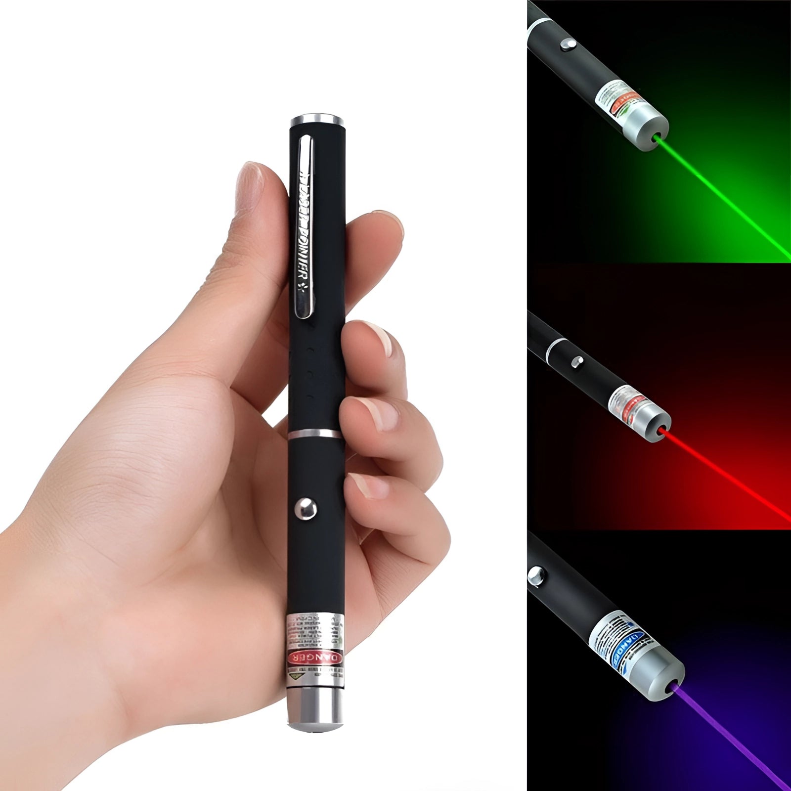 Adjustable Focus Laser Pointer with Multi-Color Choices