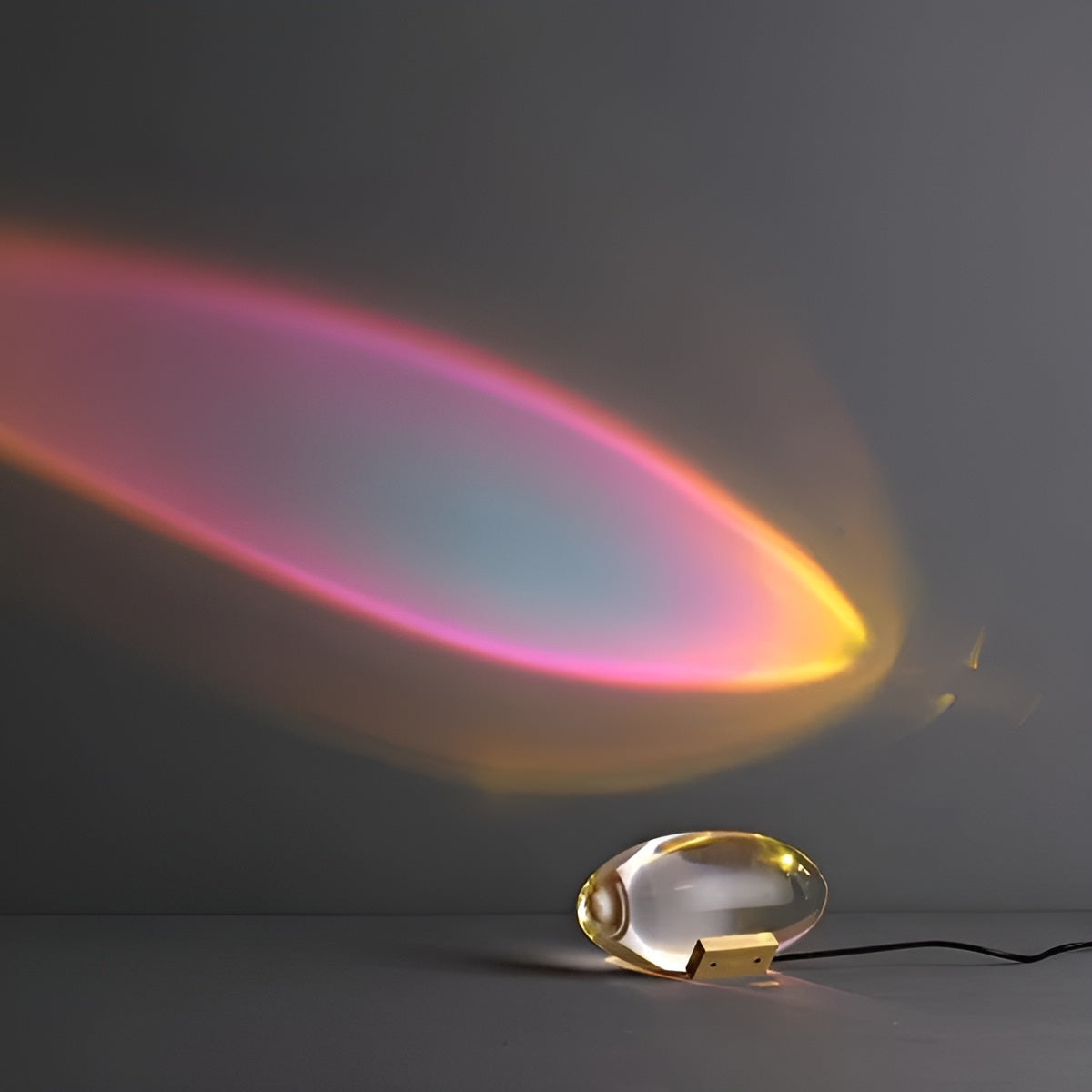 Warm Mood Lighting Oval Lamp for Tables