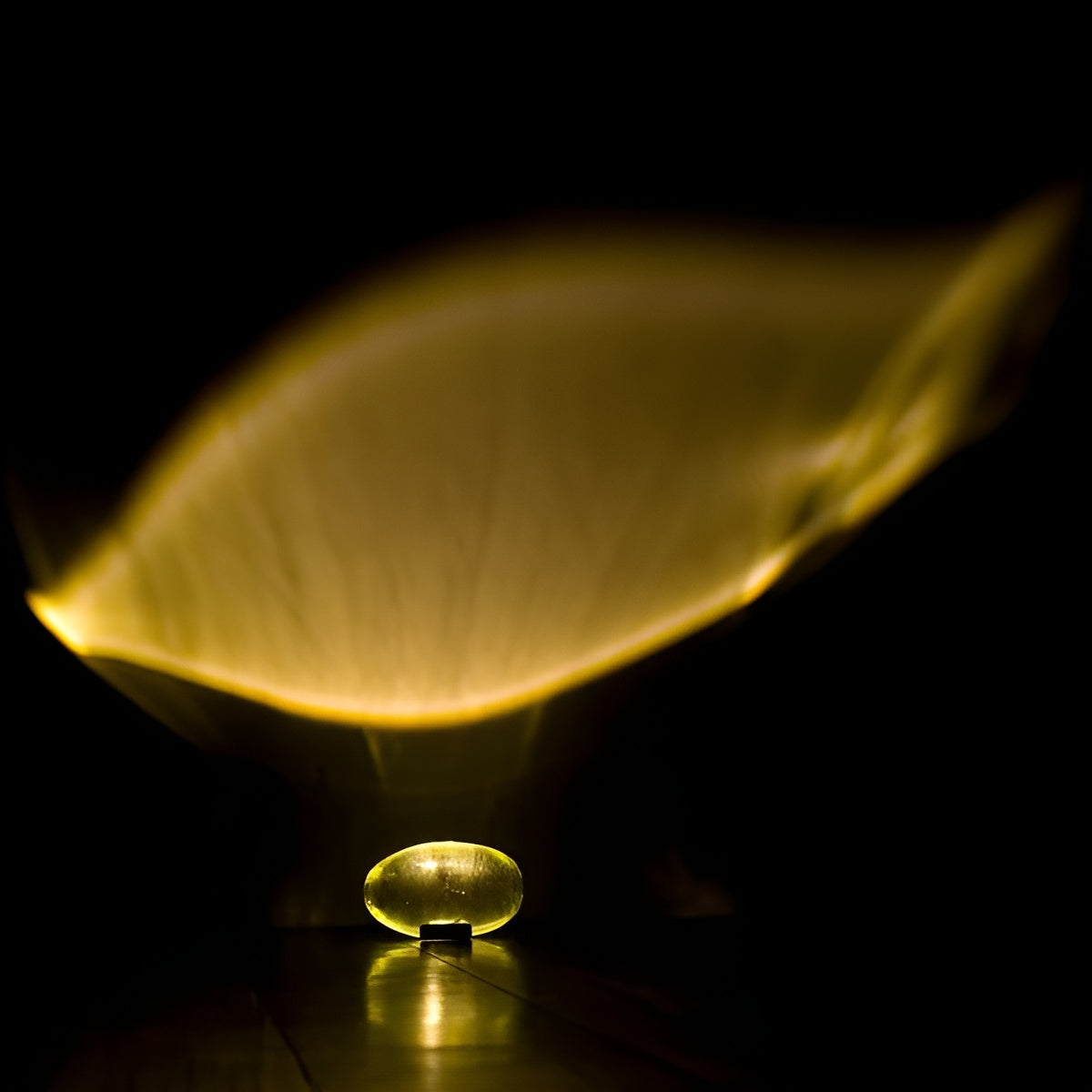 Warm Mood Lighting Oval Lamp for Tables