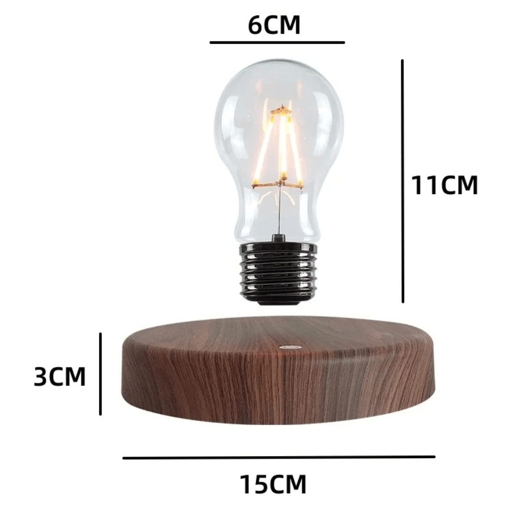 Levitating LED Light with Touch Activation and Sleek Design