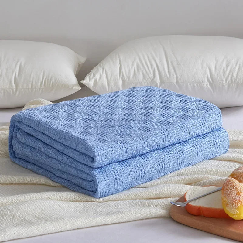Breathable Cotton Gauze Blanket – Soft, Skin-Friendly for All Seasons