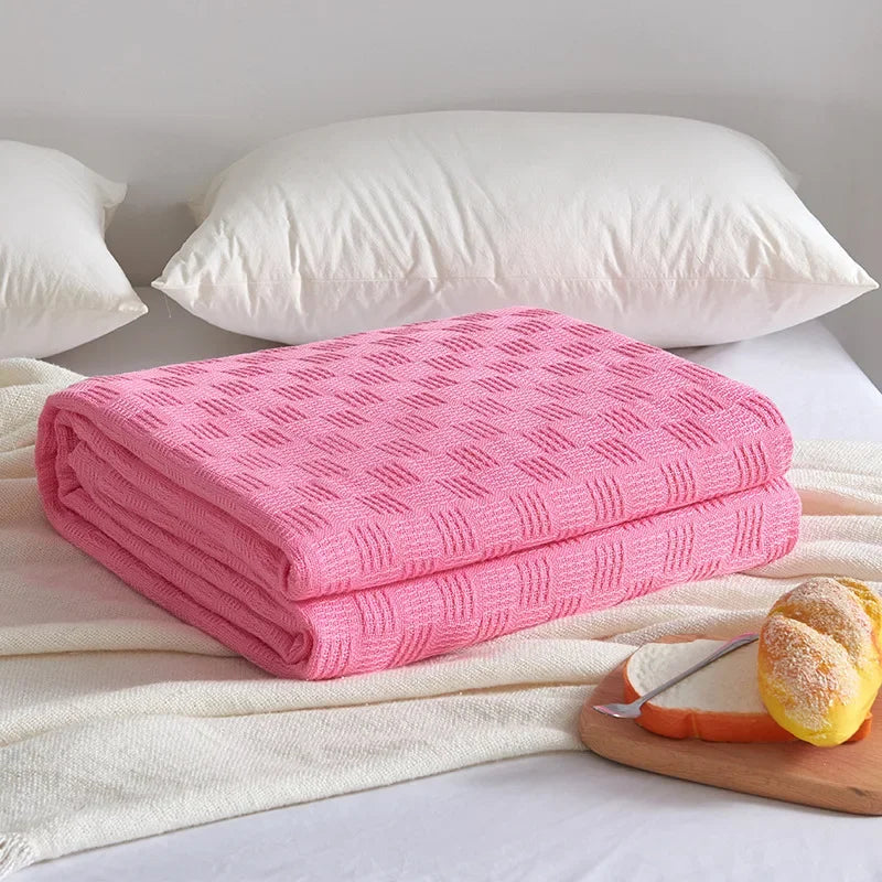 Breathable Cotton Gauze Blanket – Soft, Skin-Friendly for All Seasons