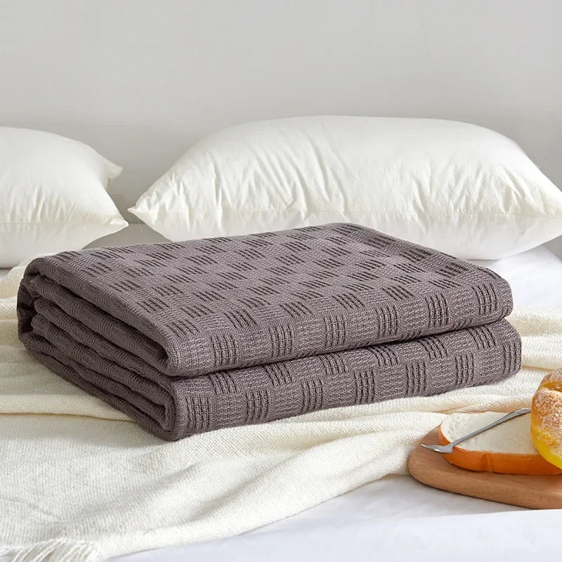 Breathable Cotton Gauze Blanket – Soft, Skin-Friendly for All Seasons