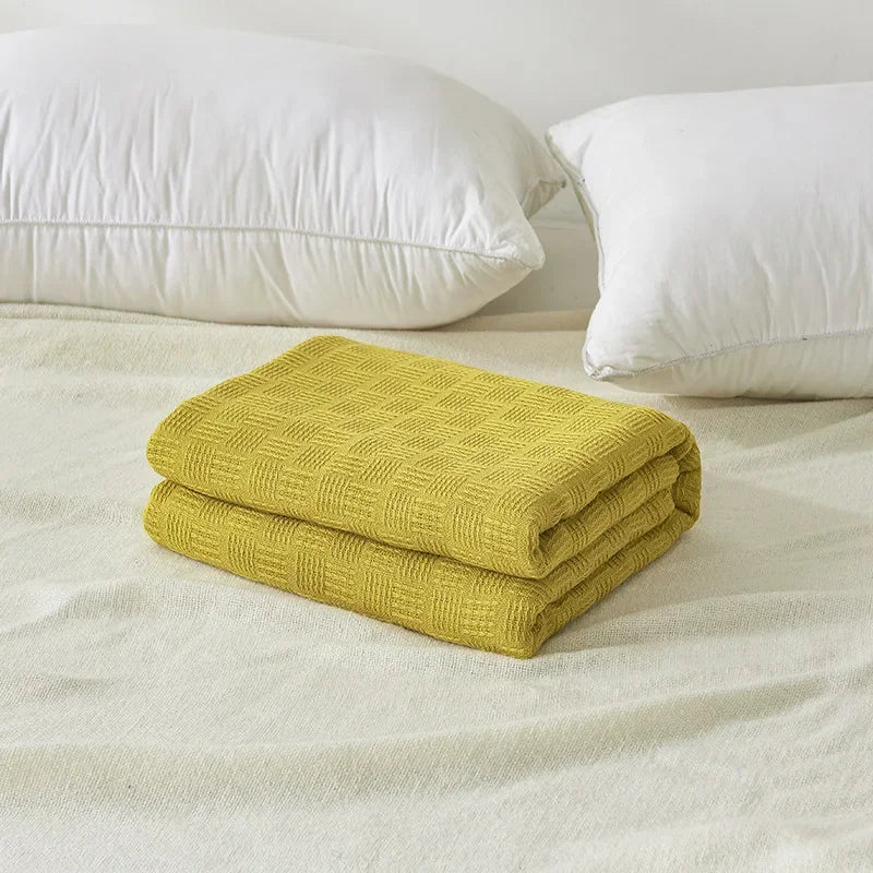 Breathable Cotton Gauze Blanket – Soft, Skin-Friendly for All Seasons