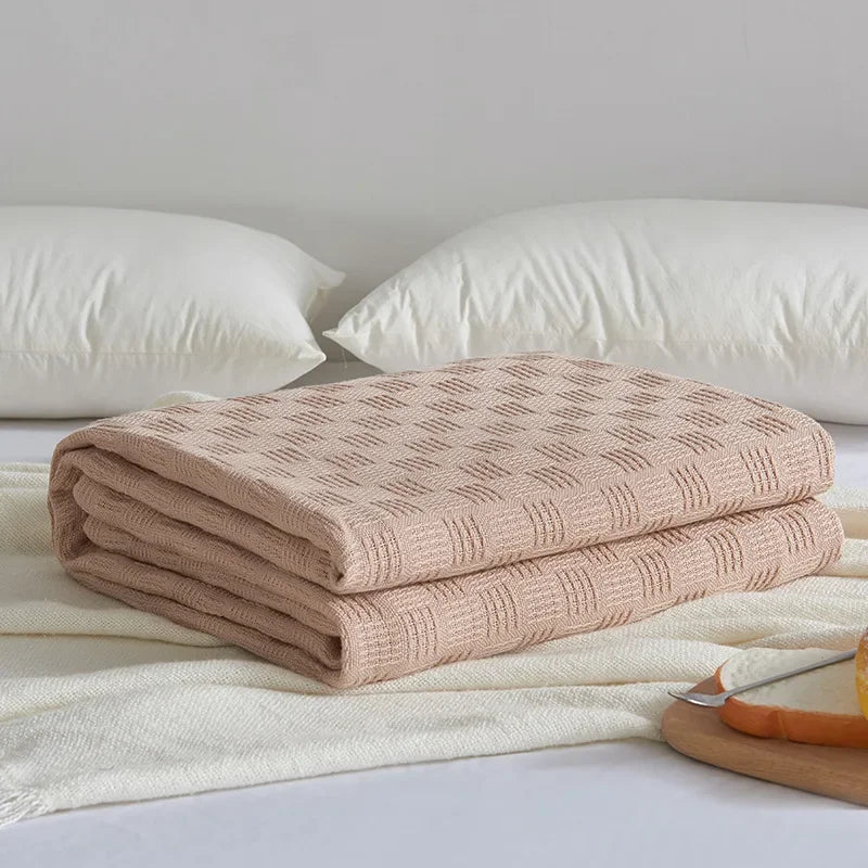 Breathable Cotton Gauze Blanket – Soft, Skin-Friendly for All Seasons