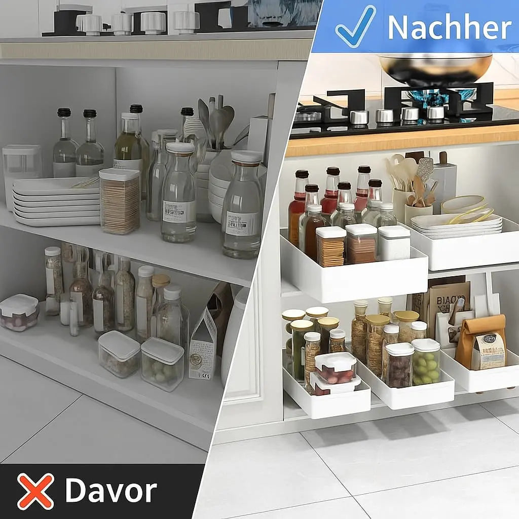 Adjustable Kitchen Organizer | Effortless Space Management