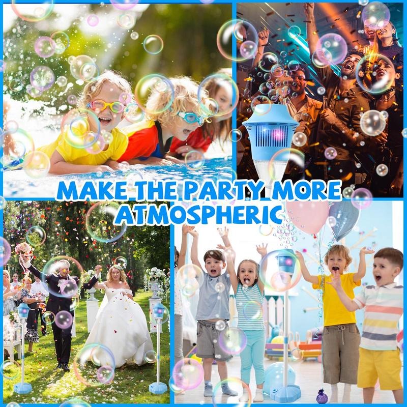 Adjustable Height Bubble Blower Machine – Portable Automatic Maker for Parties