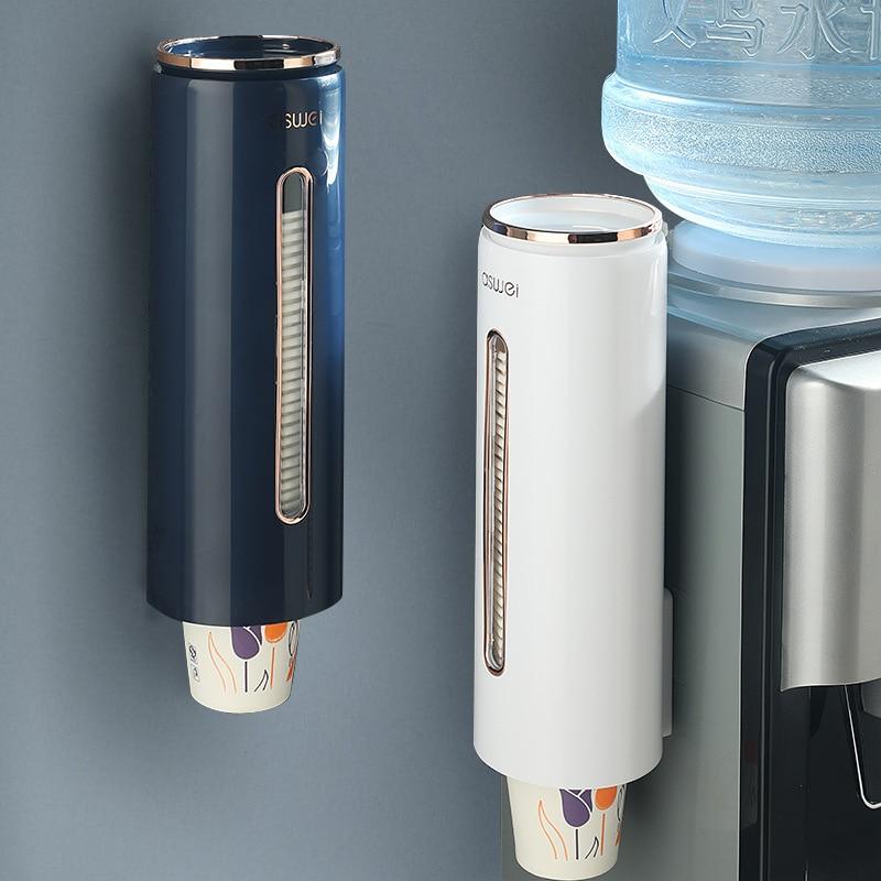Wall-Mounted Cup Organizer - Sleek and Sanitary Solution
