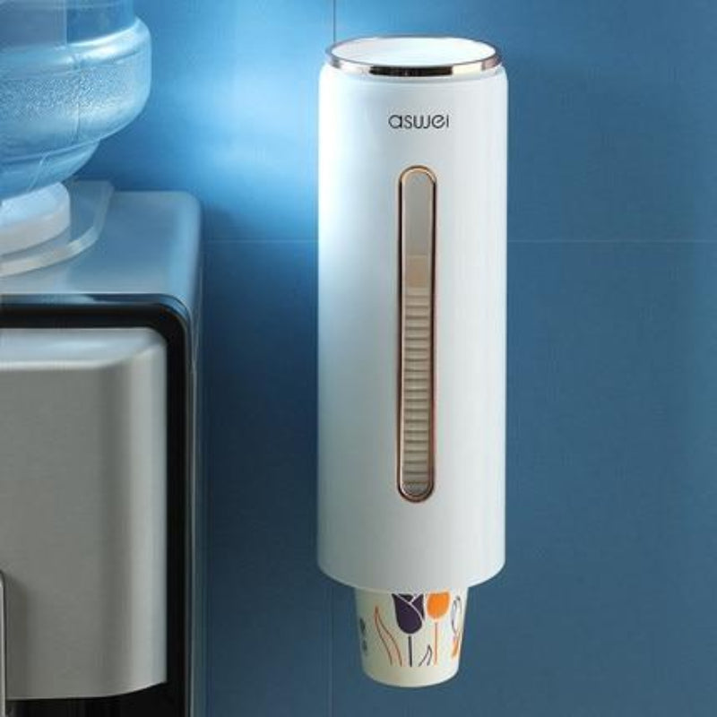 Wall-Mounted Cup Organizer - Sleek and Sanitary Solution