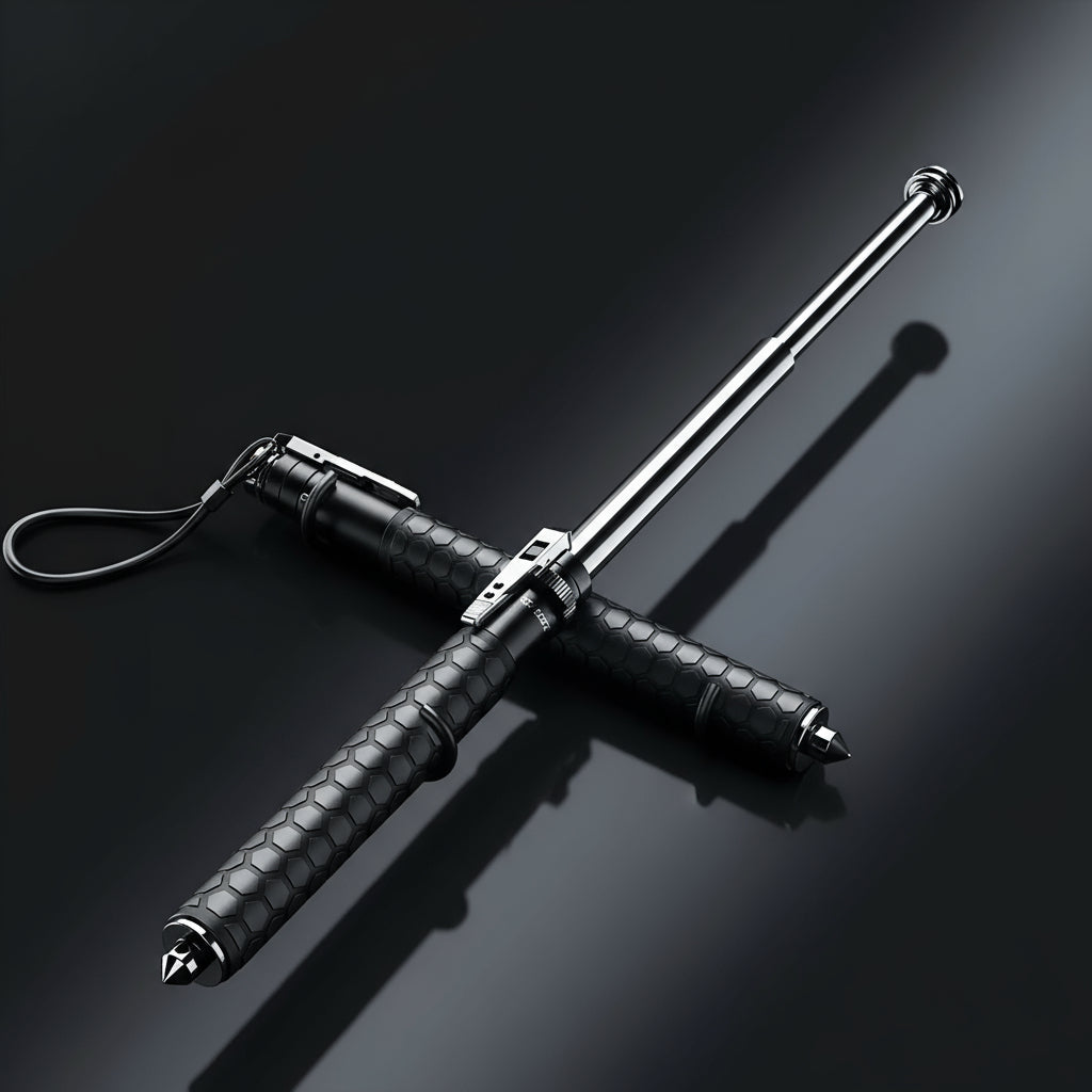 Self-Defense Walking Stick with Quick-Release Feature | Adjustable Ergonomic Design for Better Stability