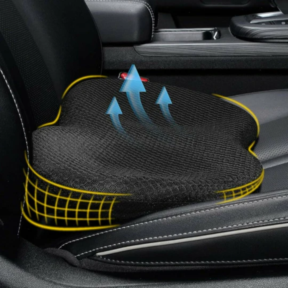 Booster Cushion for Car Seats - Enhanced Comfort for Short Drivers