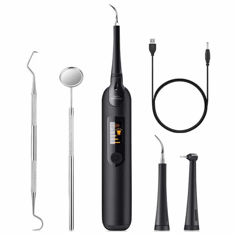 Teeth Cleaning and Scaling Tool Set - Electric Dental Hygiene Kit