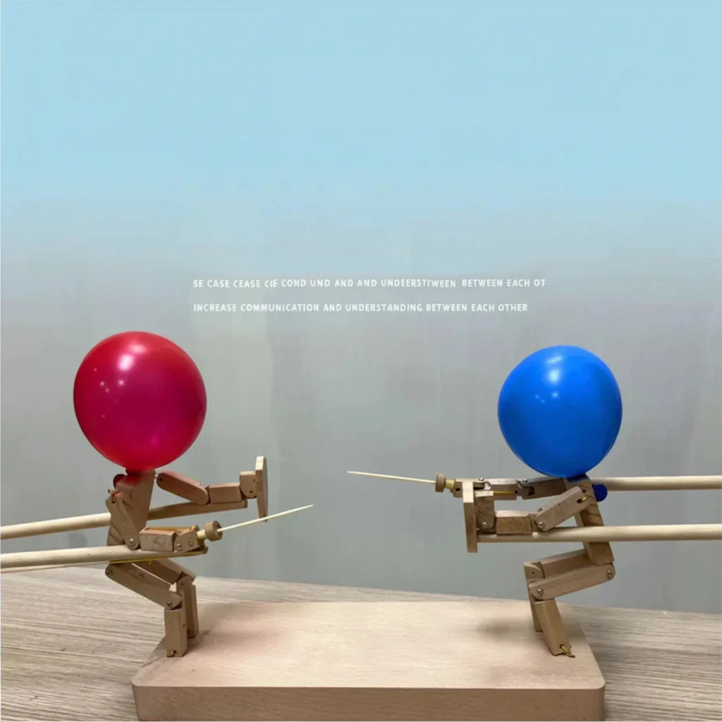 Exciting Indoor Balloon Battle with Duel Sword Game