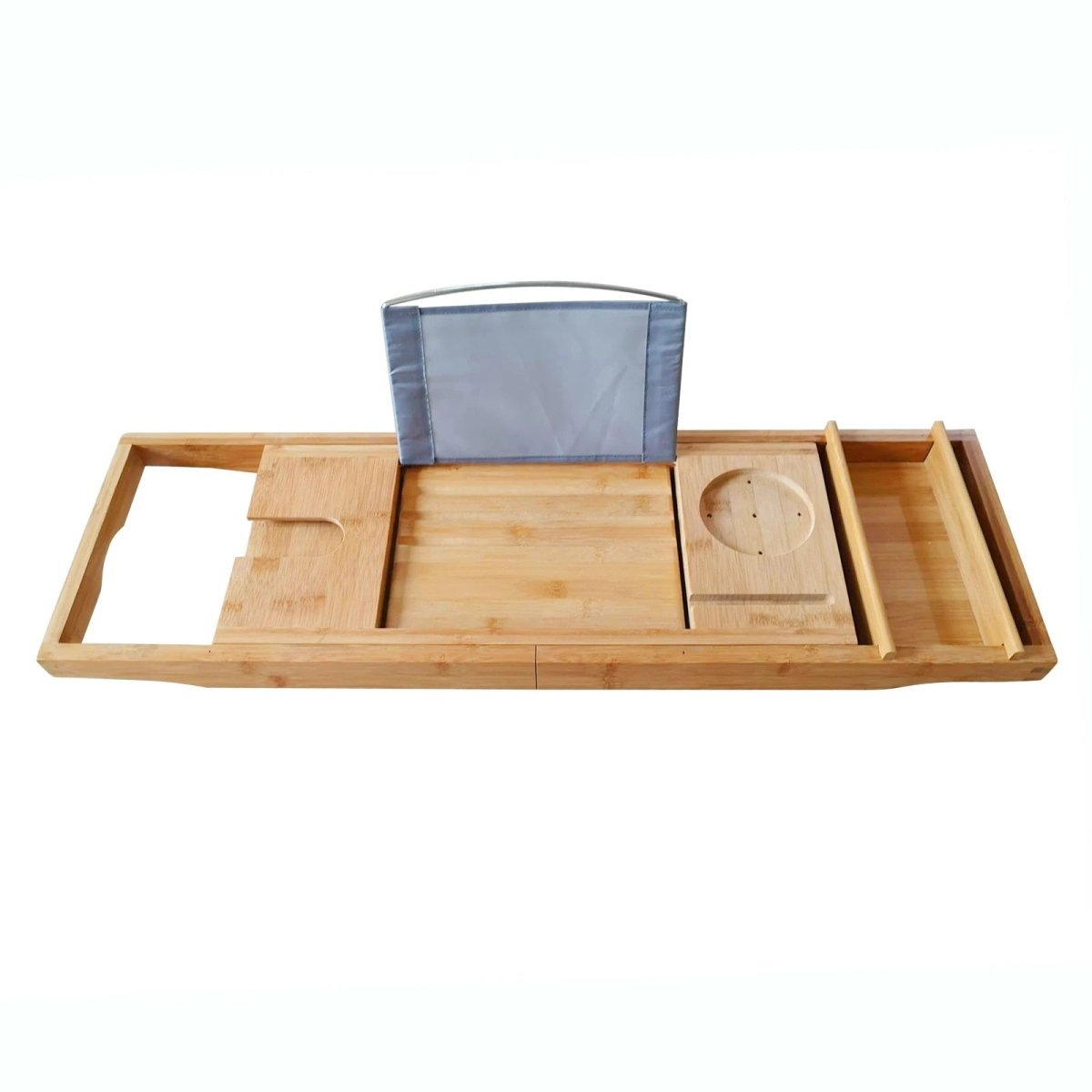 Serenity Bamboo Bath Caddy with Expandable Shelf