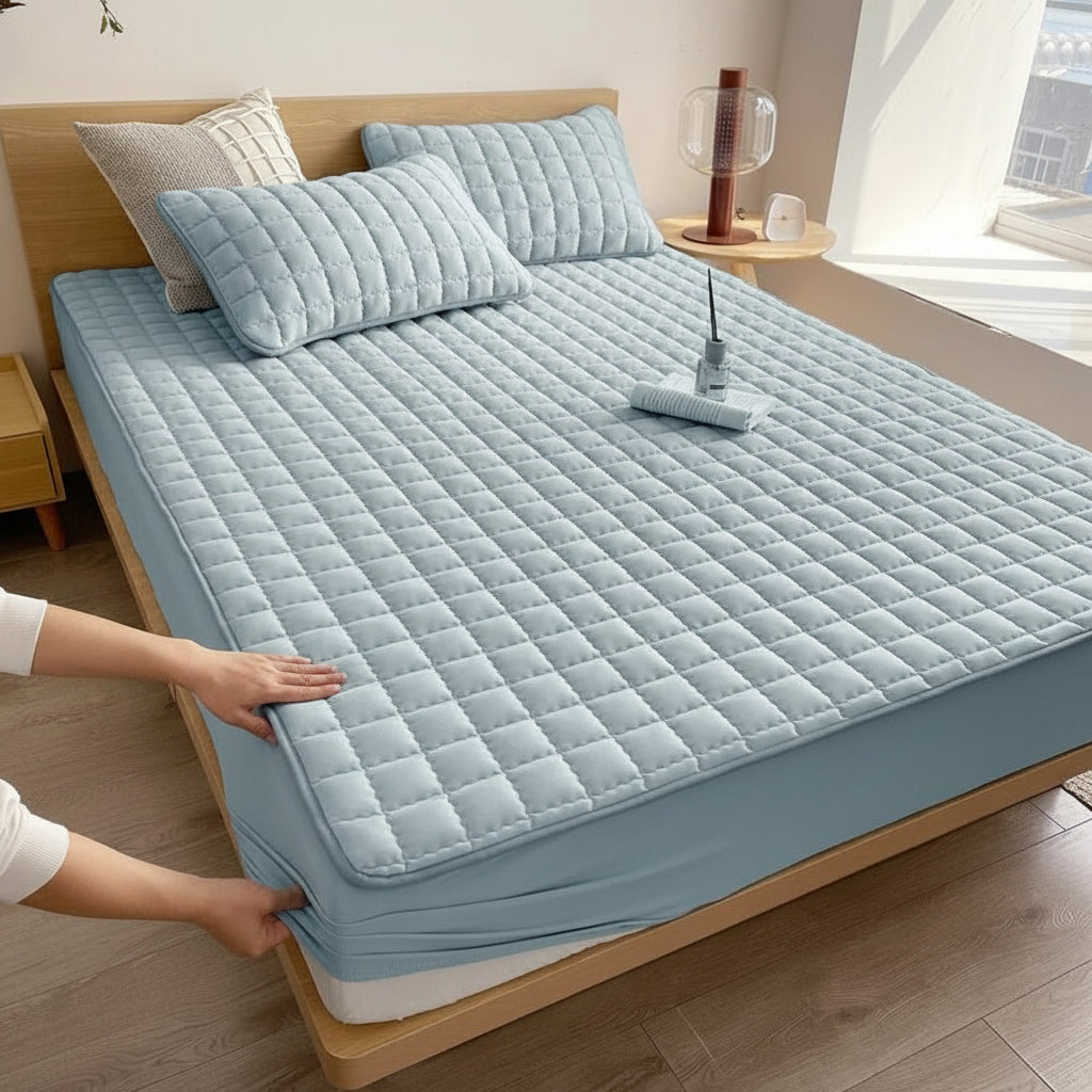 Ultra-Soft Waterproof Bed Cover for Ultimate Comfort