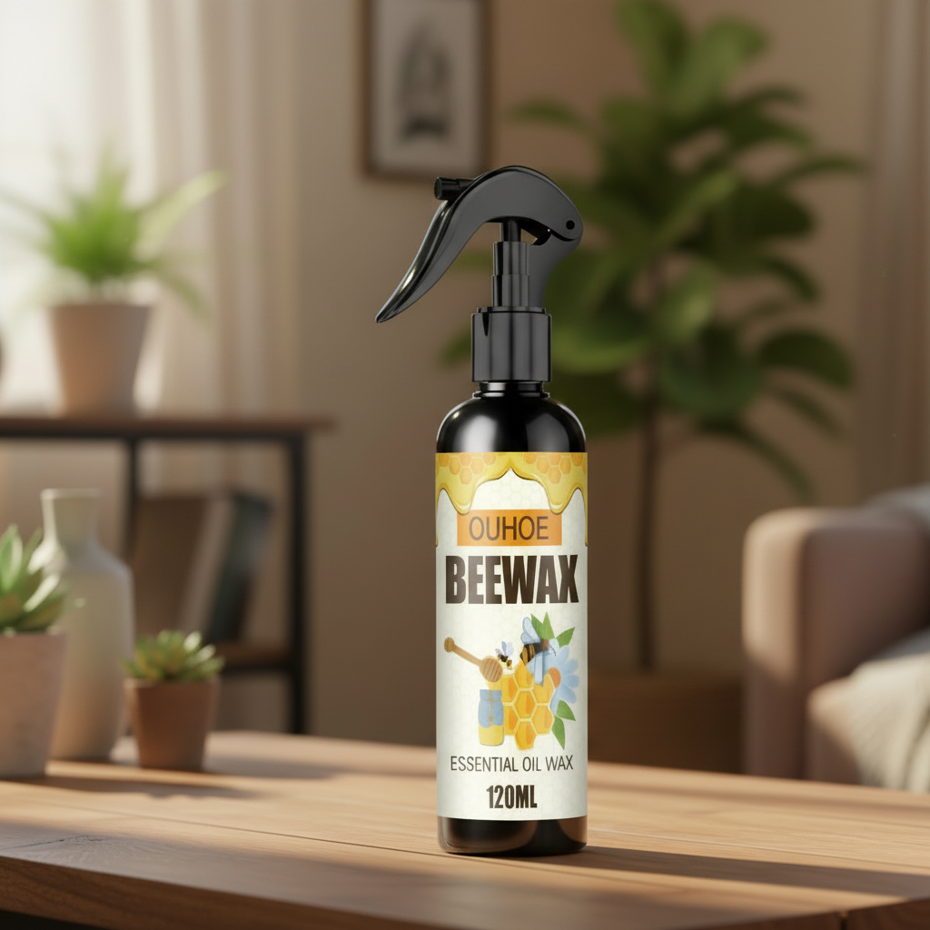 Natural Wood Polish Spray for a Radiant Finish