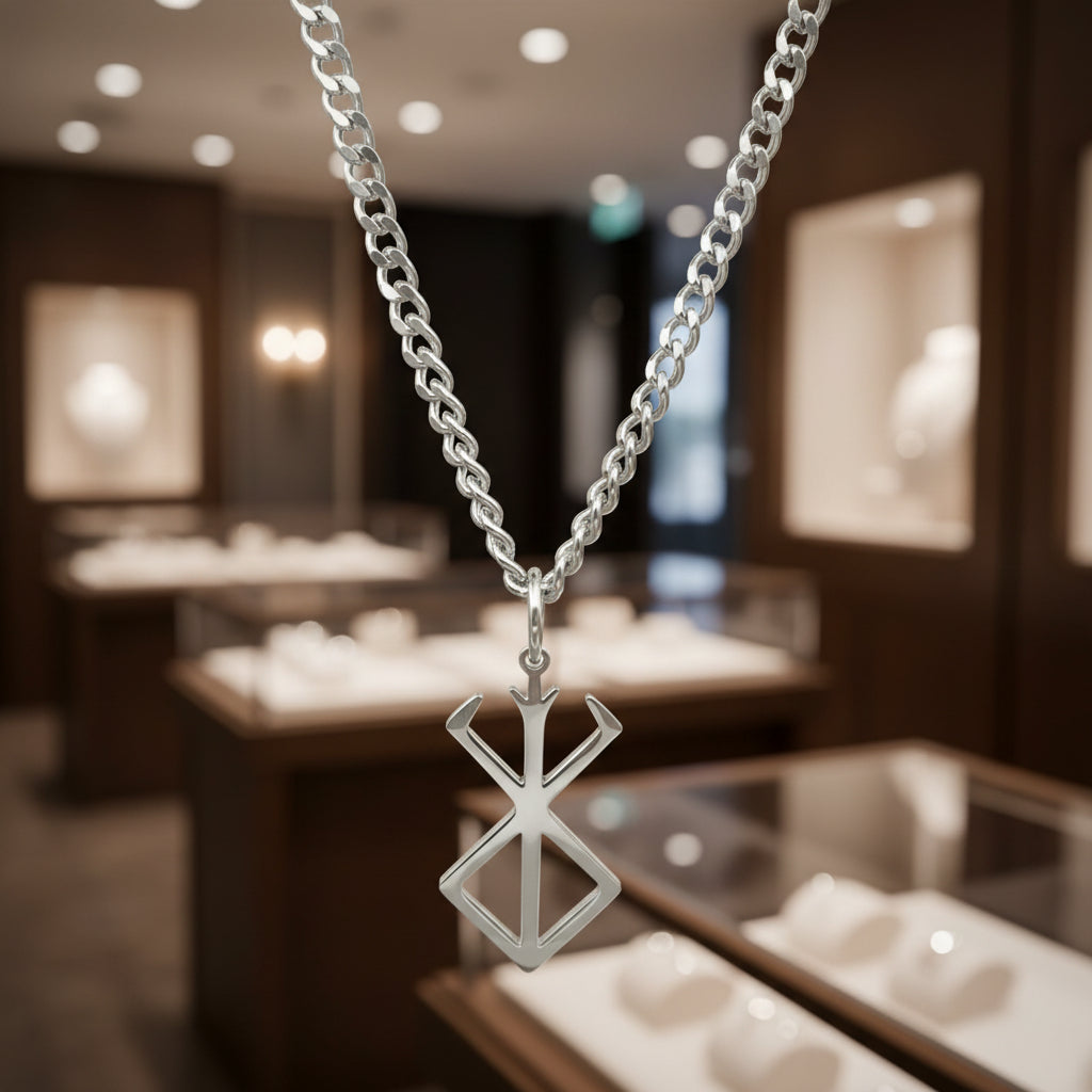 ValorEdge Strength Rune Stainless Steel Pendant