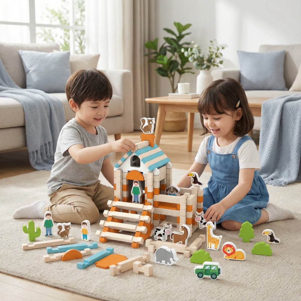 Creative Stacking Block Set for Imaginative Play