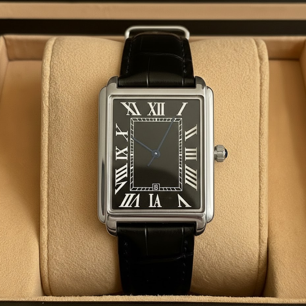 Men's Retro Square Analog Watch for Everyday Elegance