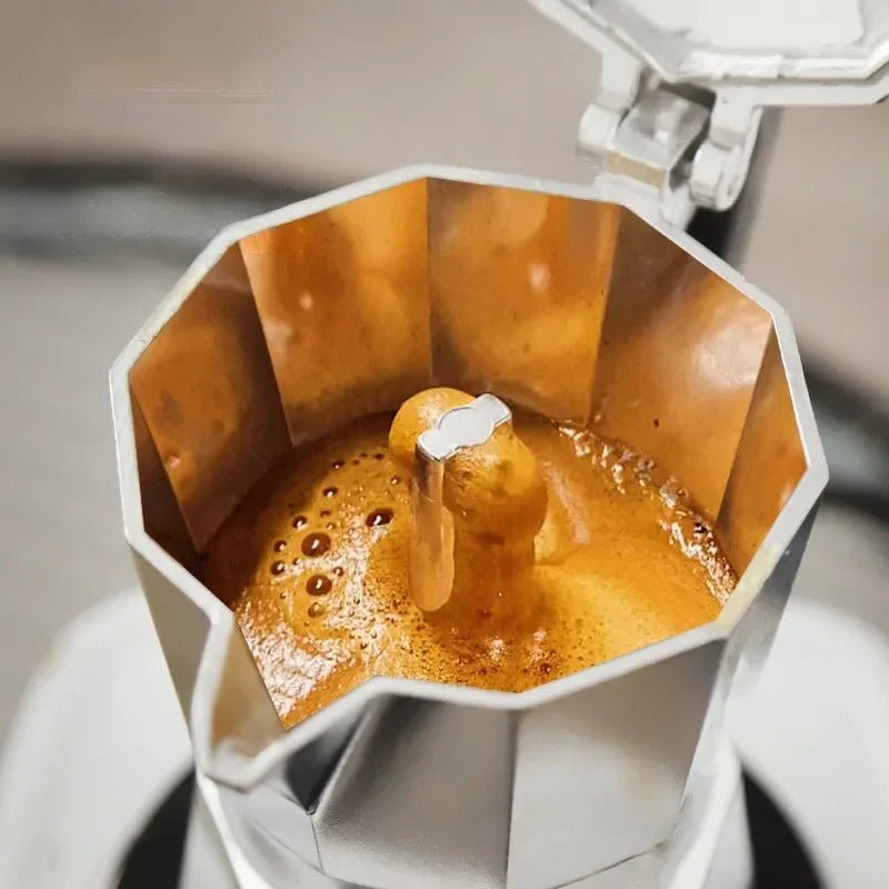 EspressoCraft Portable Aluminum Espresso Maker for Bold Brews