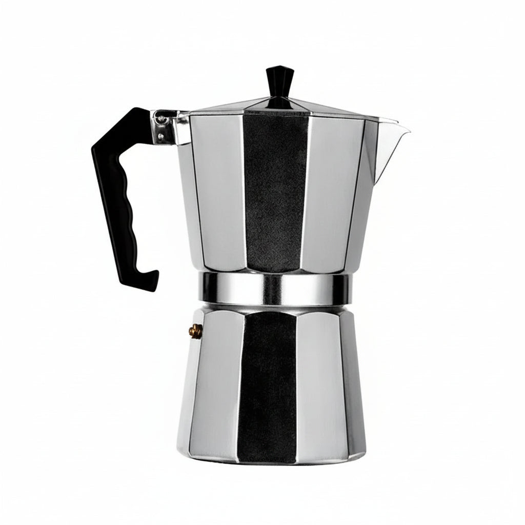 EspressoCraft Portable Aluminum Espresso Maker for Bold Brews