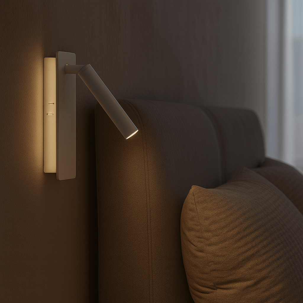 FlexiGlow Adjustable LED Lamp for Cozy Bedroom Lighting