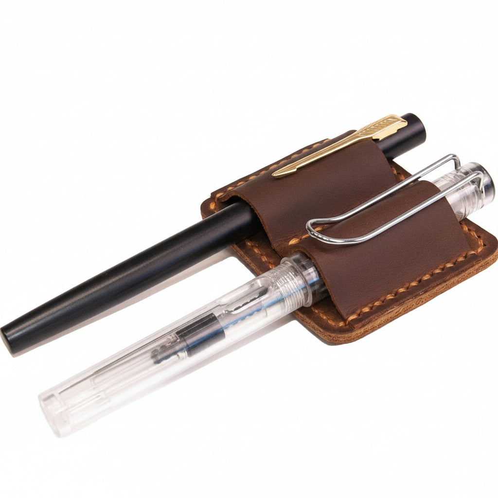Elegant Leather Clip for Pens - Perfect Journal Accessory