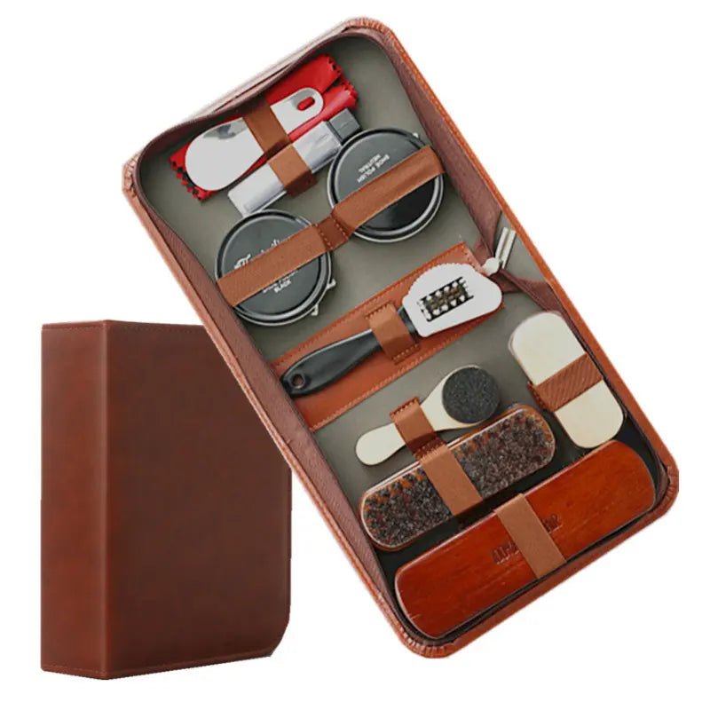 EliteCare 9-Piece Leather Shoe Maintenance Kit