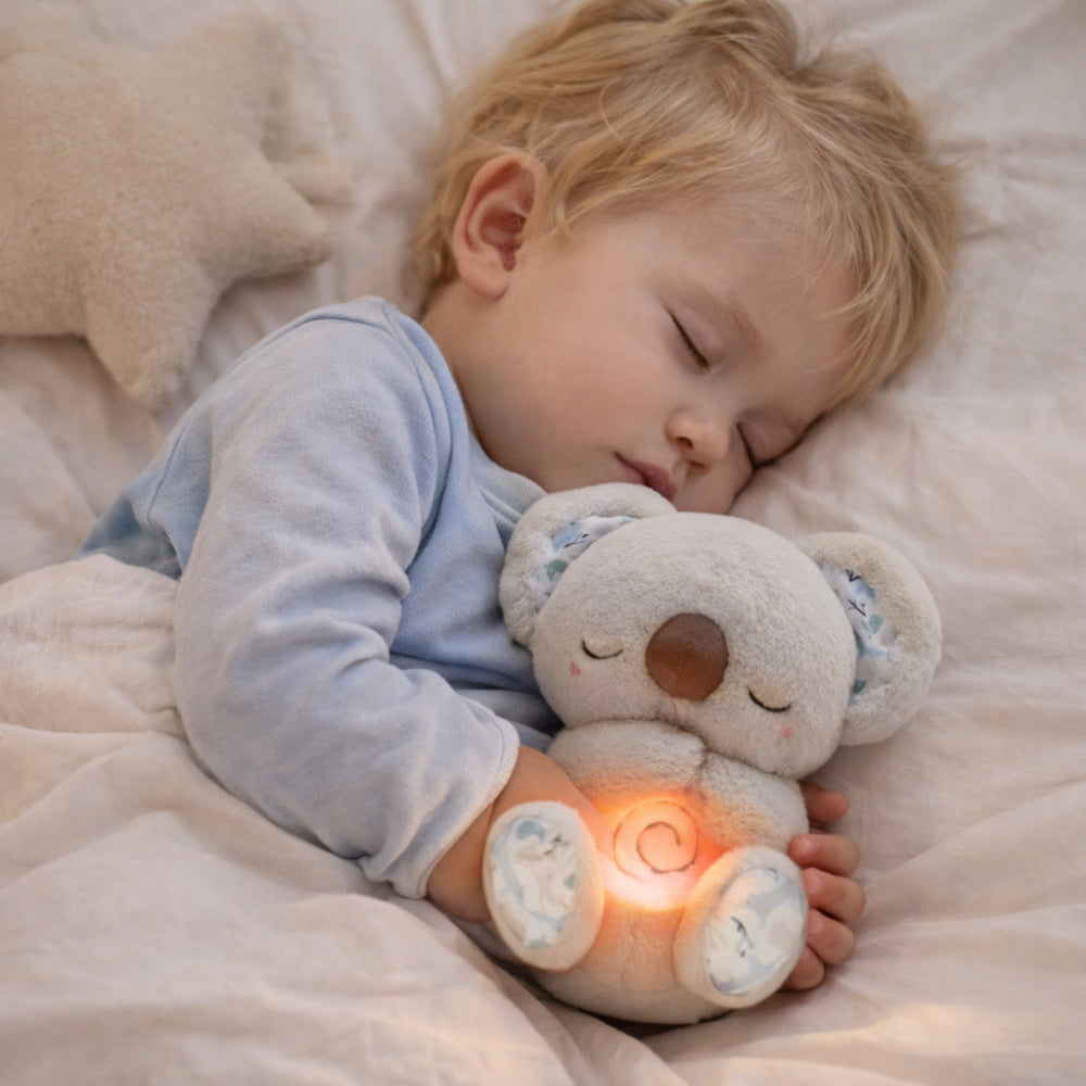 Comforting Cuddle Bear: Sleep Companion with Soothing Light