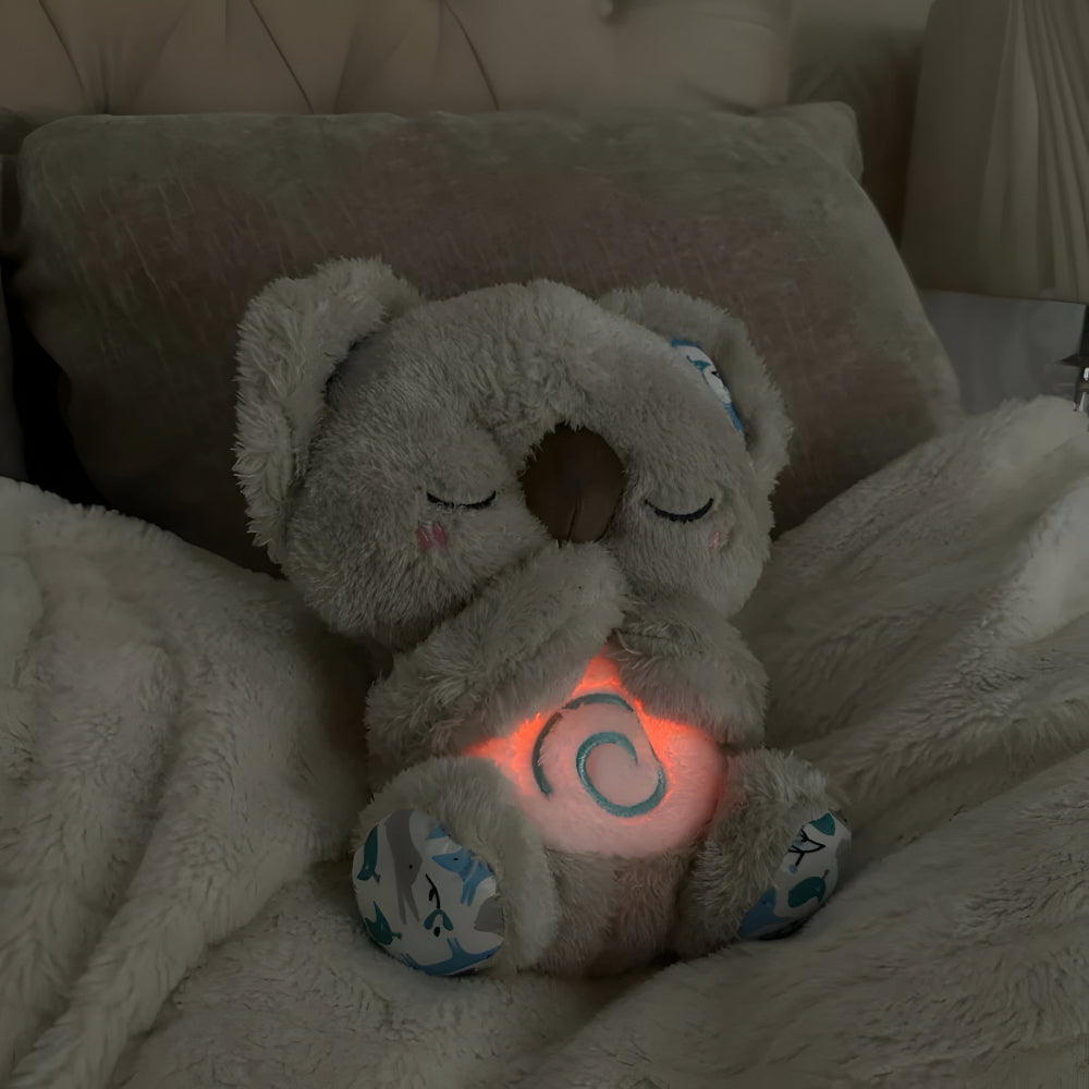 Comforting Cuddle Bear: Sleep Companion with Soothing Light
