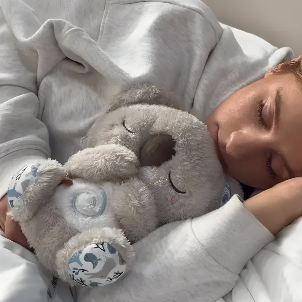 Comforting Cuddle Bear: Sleep Companion with Soothing Light