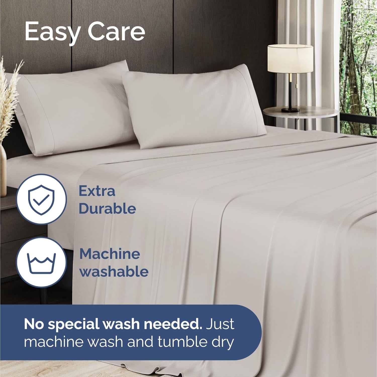 Cooling Bamboo Bedding Set – Soft, Breathable Sheets for Comfortable Sleep