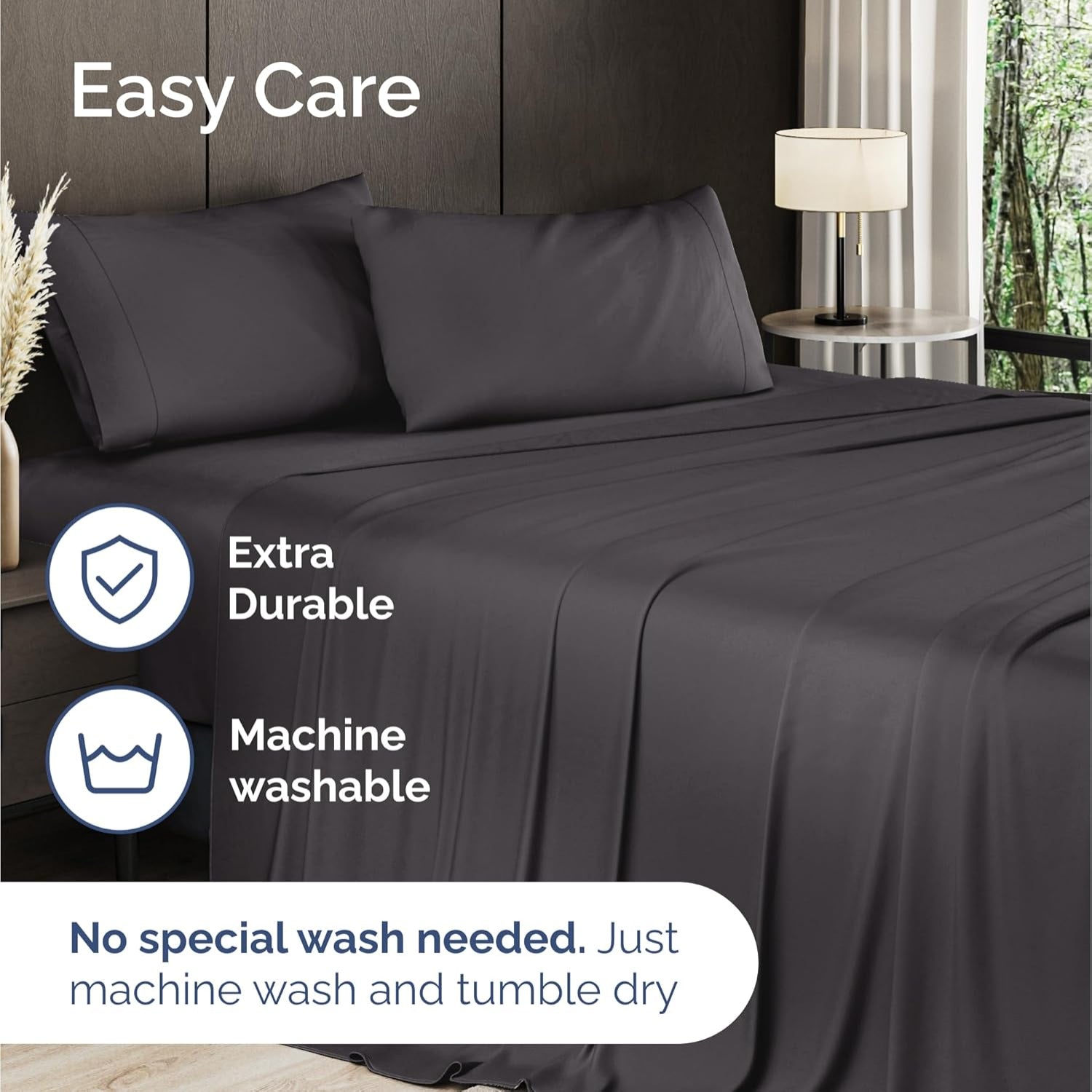 Cooling Bamboo Bedding Set – Soft, Breathable Sheets for Comfortable Sleep