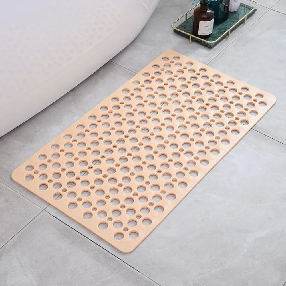 Non-Slip Shower Mat with Drainage Design for Safe Bathing