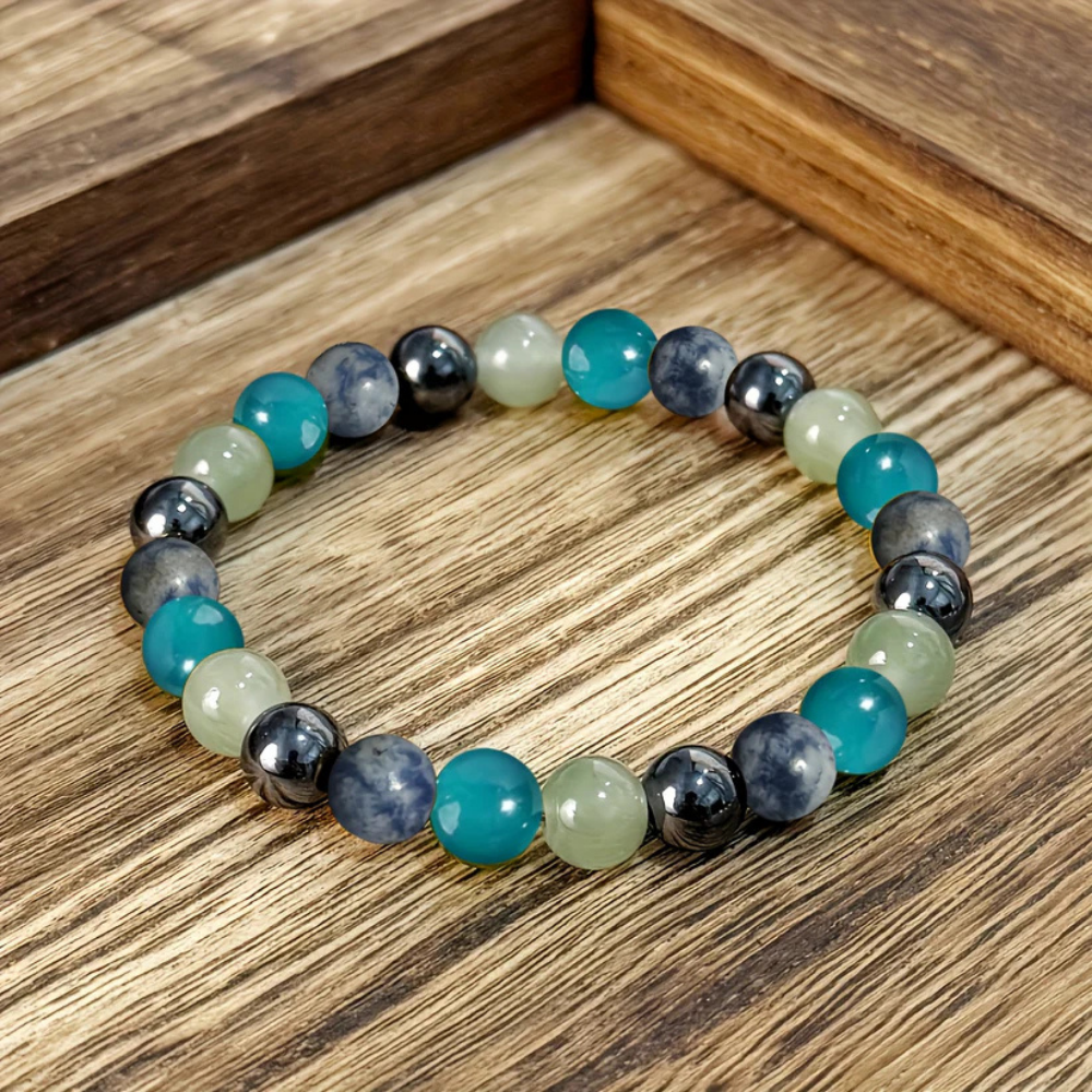 Elegant Stretch Bracelet with Natural Stones - Perfect Gift