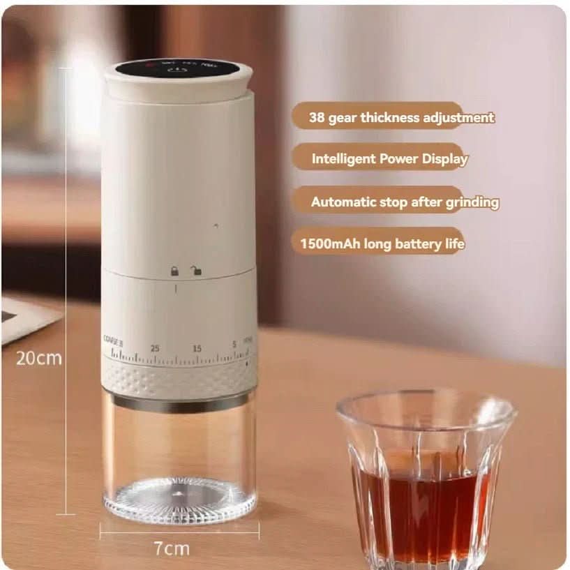 SmartBrew Electric Coffee Grinder with 38 Custom Grind Settings