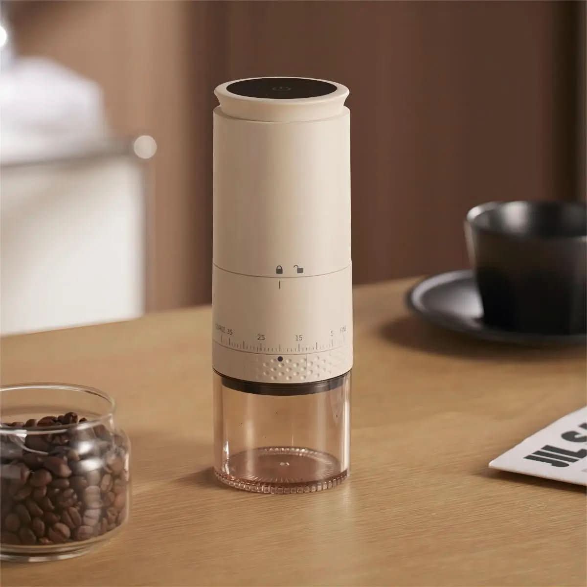 SmartBrew Electric Coffee Grinder with 38 Custom Grind Settings